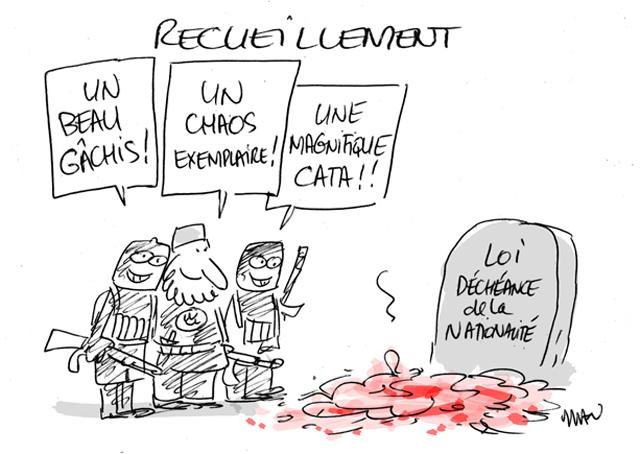 Dessin de presse : Déchéance2 presse : Déchéance2