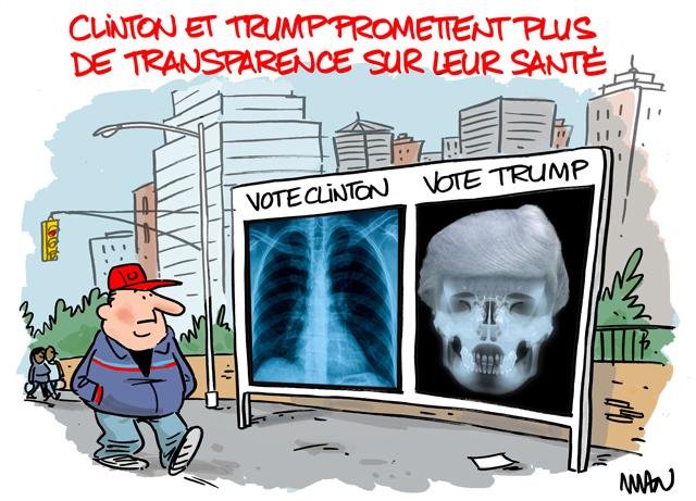 Dessin de presse : Transparence presse : Transparence