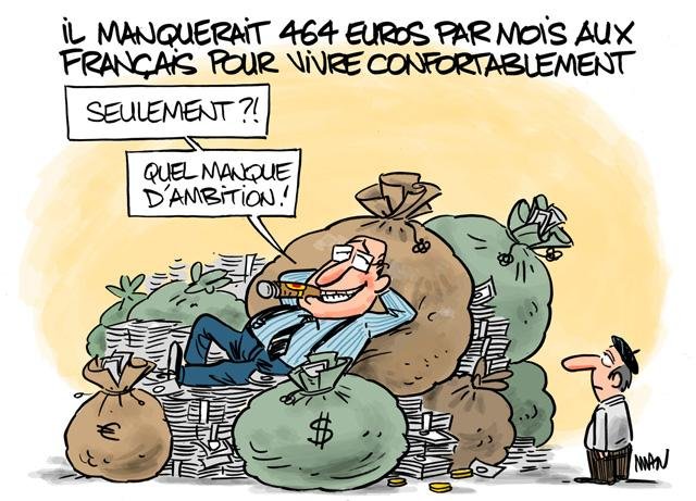 Dessin de presse : Fins de mois presse : Fins de mois