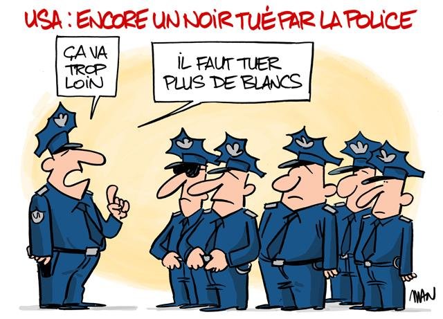 Dessin de presse : Blancs presse : Blancs