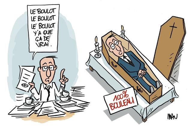 Dessin de presse : Boulot presse : Boulot