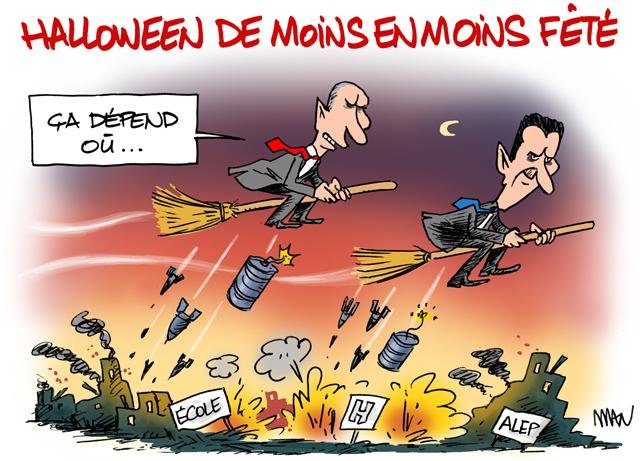 Dessin de presse : Halloween presse : Halloween