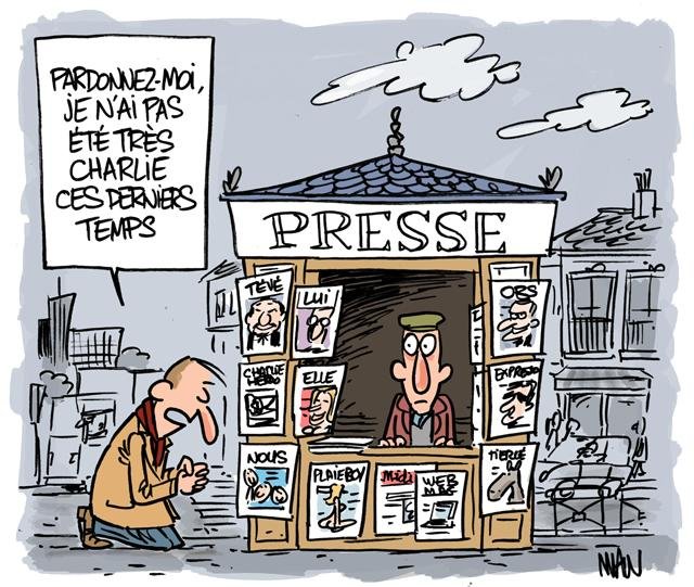 Dessin de presse : Confesse presse : Confesse