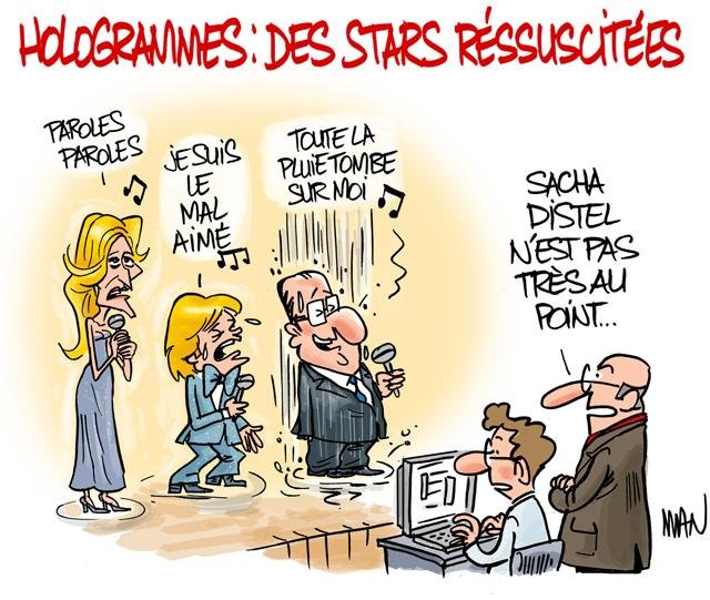 Dessin de presse : Hologrammes presse : Hologrammes