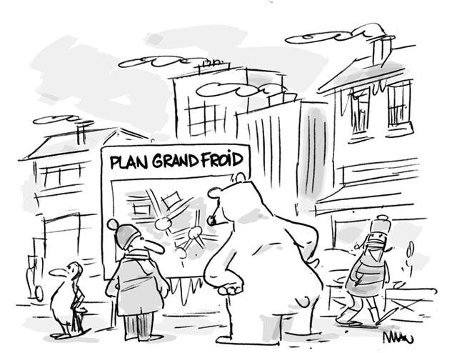 Dessin de presse : Grand froid presse : Grand froid