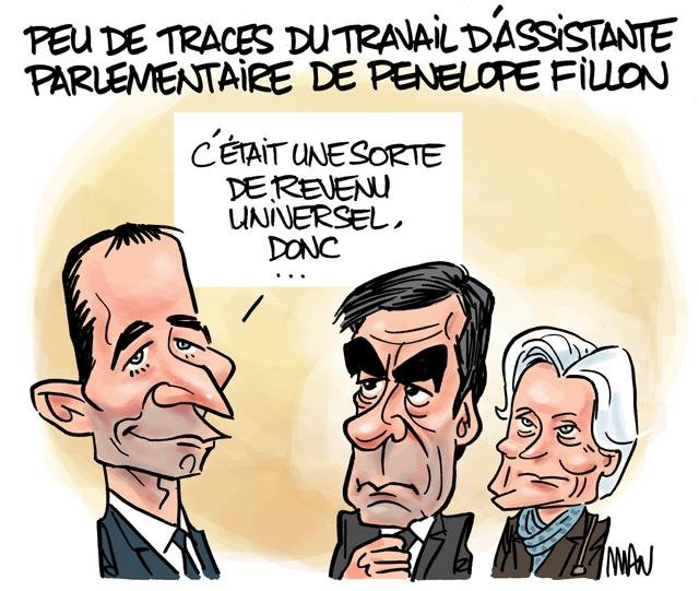 Dessin de presse : Penelopegate 2 presse : Penelopegate 2
