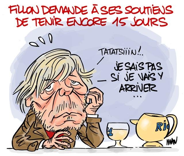 Dessin de presse : Quinze jours presse : Quinze jours
