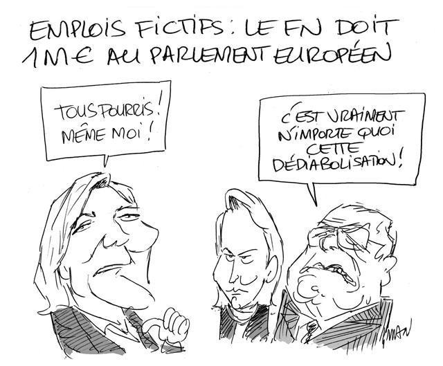 Dessin de presse : Dédiabolisation presse : Dédiabolisation