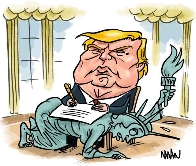 Dessin de presse : Liberty presse : Liberty