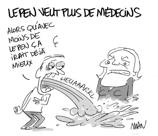 Dessin de presse : Médecins presse : Médecins