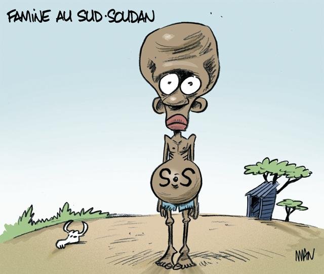 Dessin de presse : Sud Soudan presse : Sud Soudan