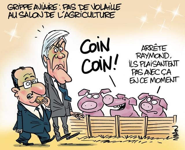 Dessin de presse : Coin coin 2 presse : Coin coin 2
