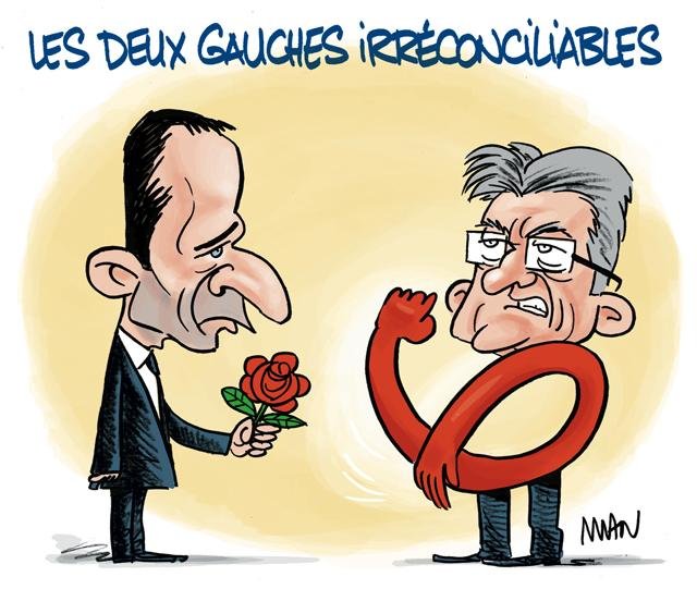 Dessin de presse : Irréconciliables presse : Irréconciliables