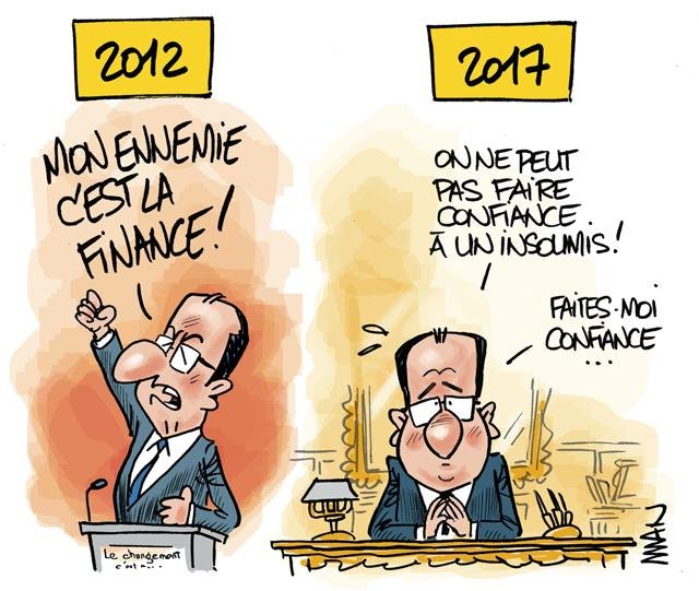 Dessin de presse : Confiance presse : Confiance