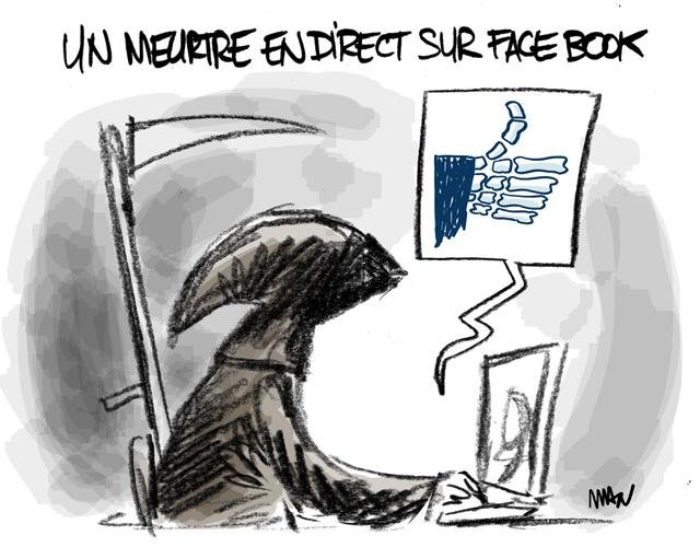 Dessin de presse : Meurtre presse : Meurtre