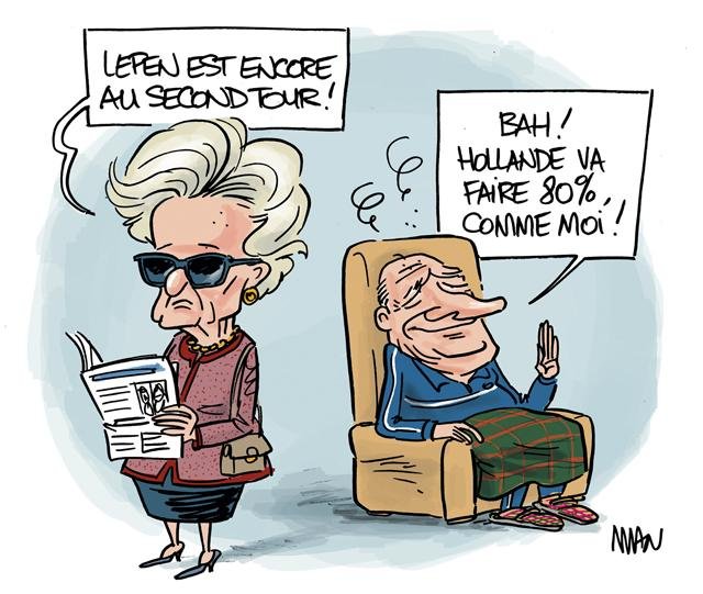 Dessin de presse : Second tour presse : Second tour