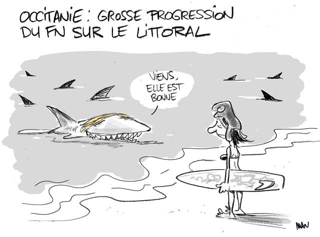 Dessin de presse : Littoral presse : Littoral