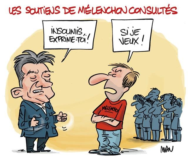 Dessin de presse : Insoumis presse : Insoumis