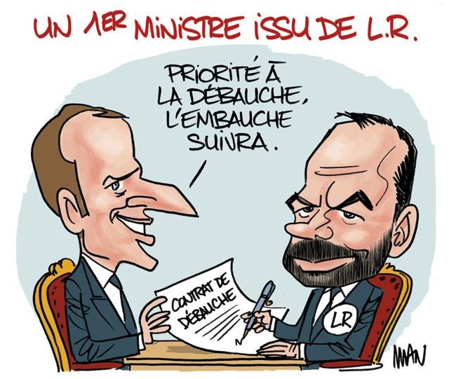 Dessin de presse : Débauche presse : Débauche