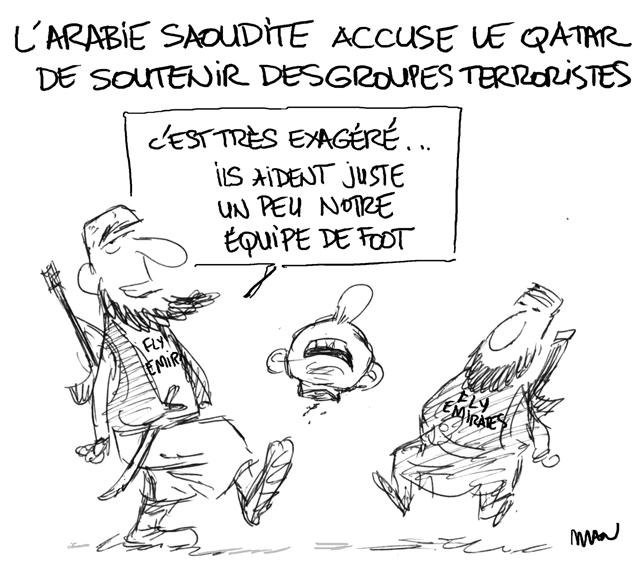 Dessin de presse : QatarClub presse : QatarClub