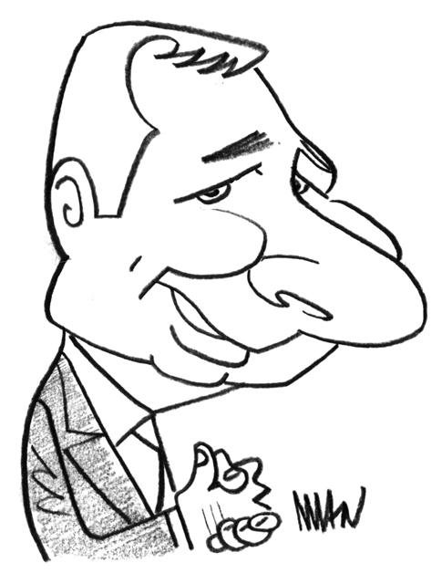 Caricature : Bartelone Claude Caricature : Bartelone Claude