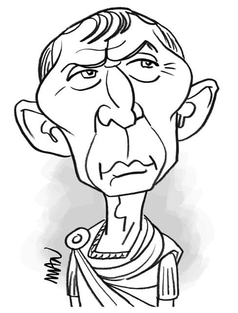 Caricature : César Caricature : César