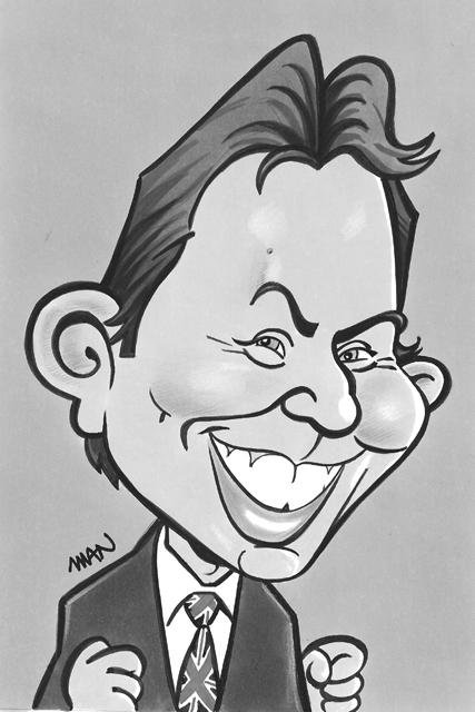 Caricature : Blair Tony