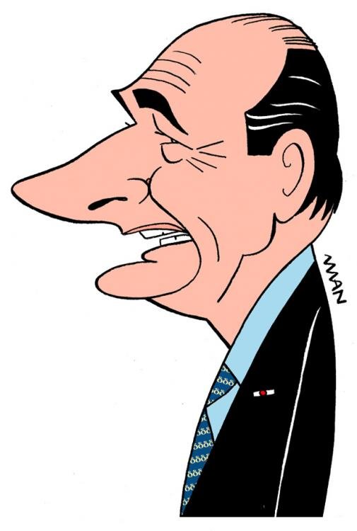 Caricature : Chirac 1