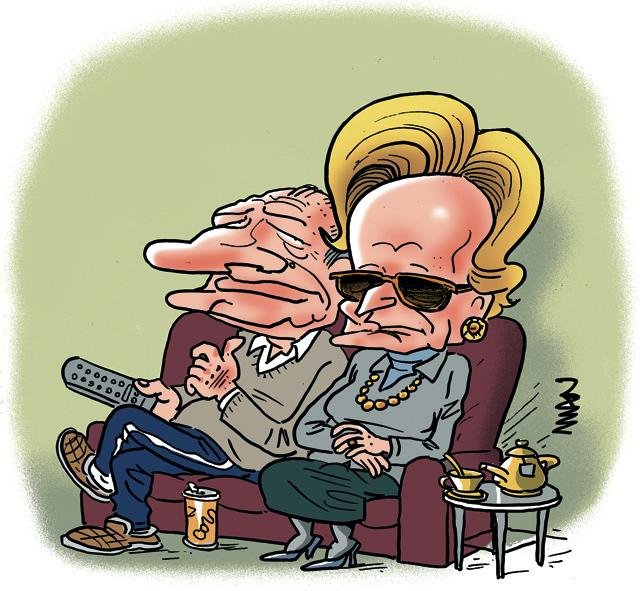 Caricature : Chirac J&B Caricature : Chirac J&B