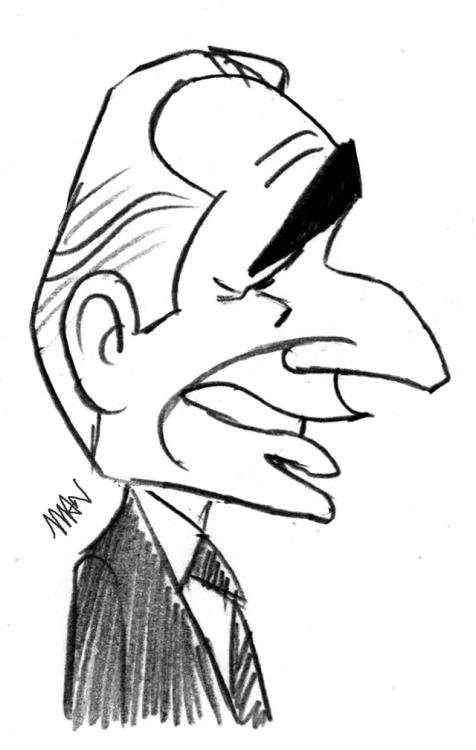 Caricature : Chaban Delmas JJ Caricature : Chaban Delmas JJ