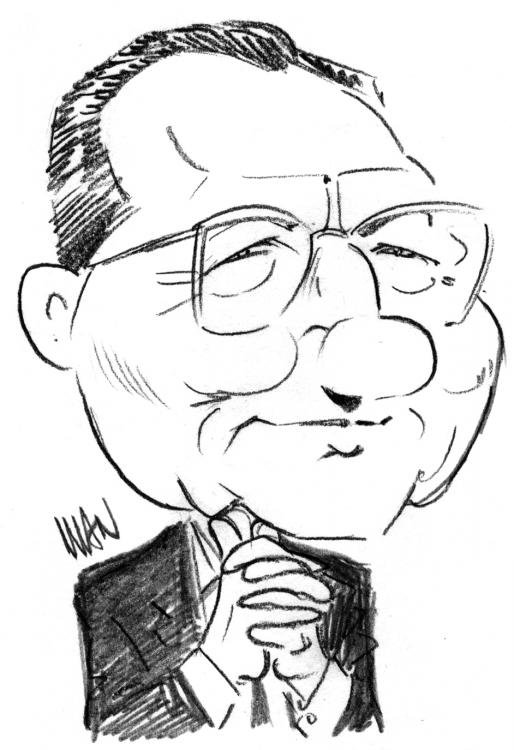 Caricature : Delors Jacques