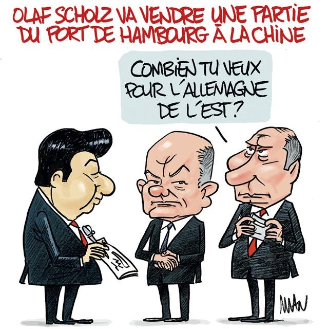 Dessin de presse : Hambourg presse : Hambourg