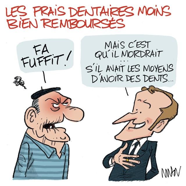Dessin de presse : Dents presse : Dents