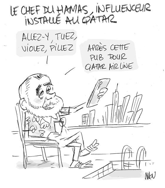 Dessin de presse : Influenceur presse : Influenceur