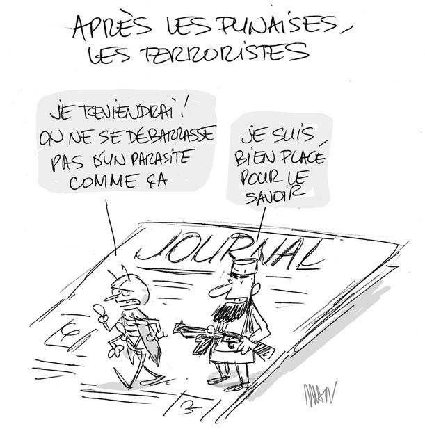 Dessin de presse : Parasites presse : Parasites