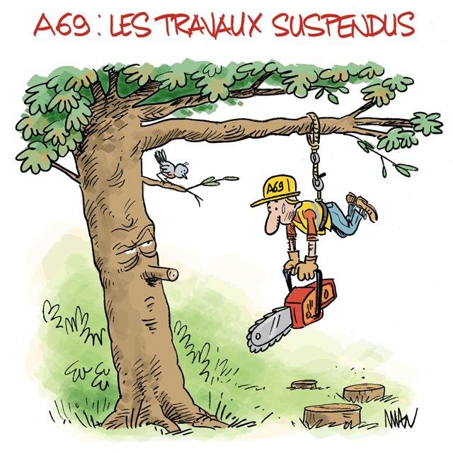 Dessin de presse : A69 presse : A69