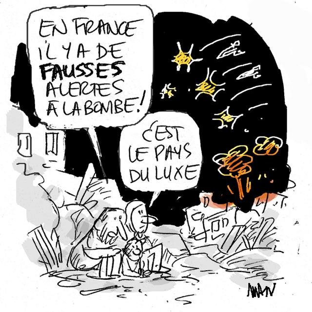 Dessin de presse : Bombes presse : Bombes