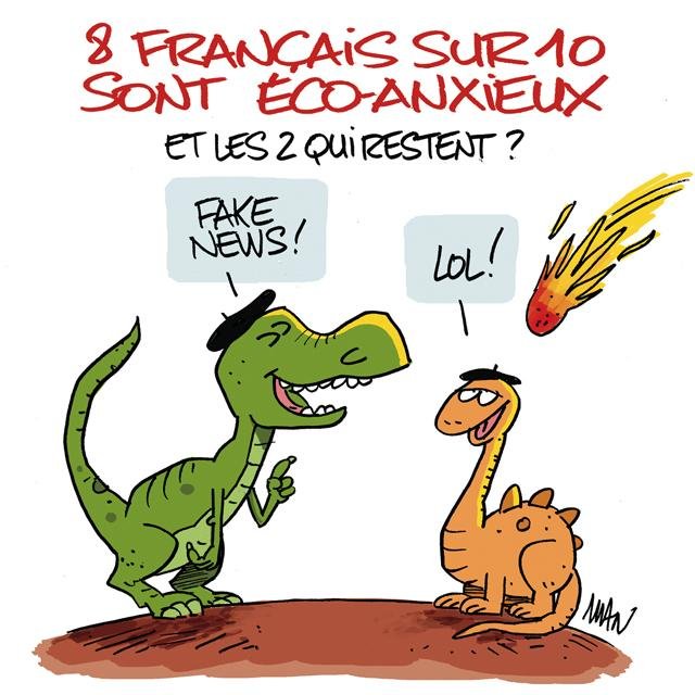Dessin de presse : Eco-anxieux presse : Eco-anxieux