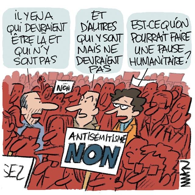 Dessin de presse : Marche presse : Marche