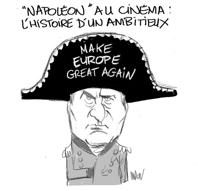 Dessin de presse : Napoleon presse : Napoleon