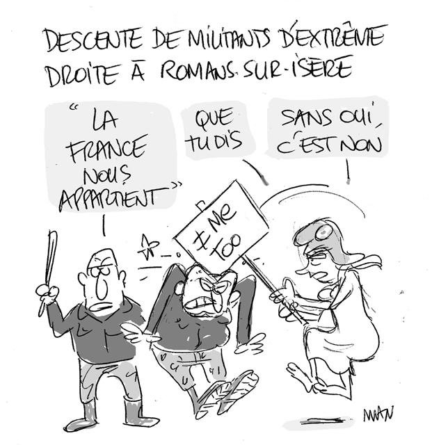 Dessin de presse : Extreme droite presse : Extreme droite