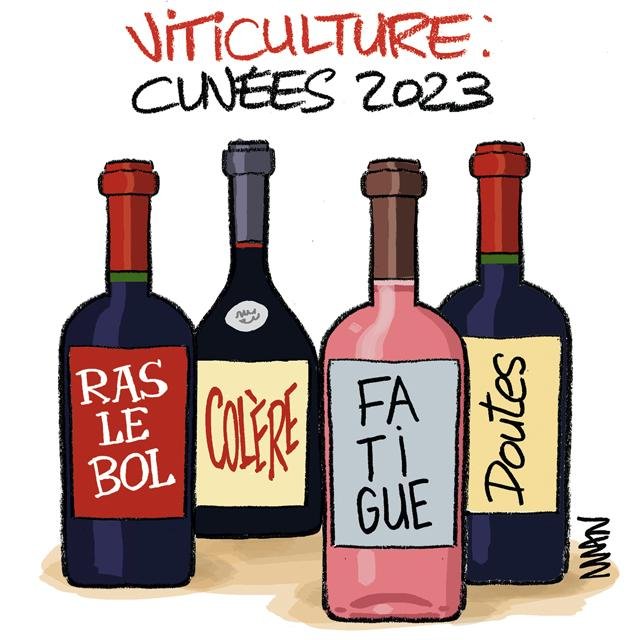 Dessin de presse : Cuvees presse : Cuvees