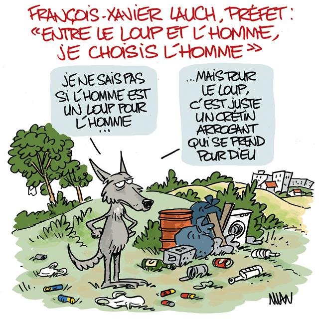 Dessin de presse : Loup y es-tu presse : Loup y es-tu