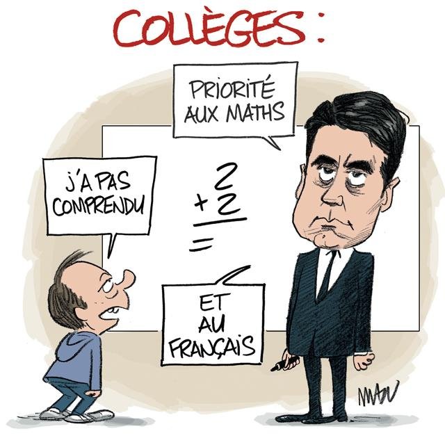 Dessin de presse : Collèges presse : Collèges