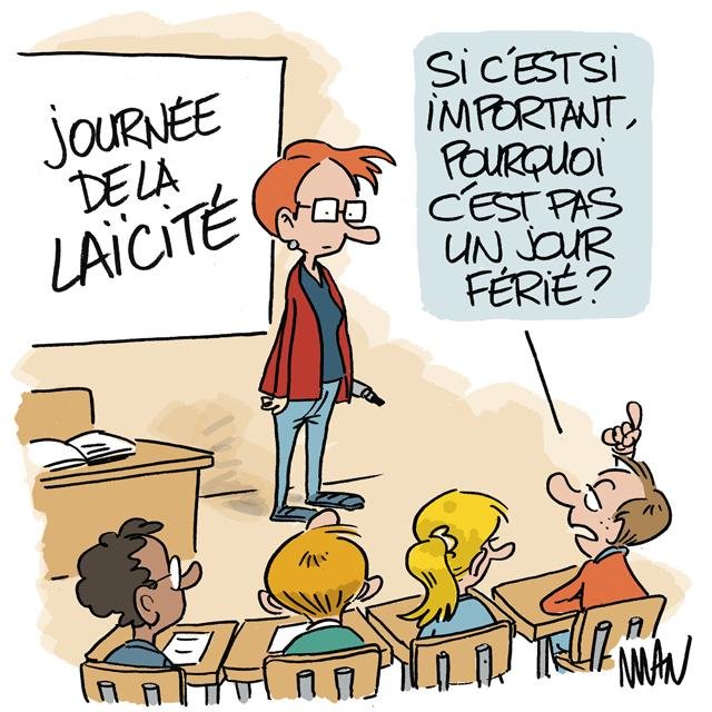 Dessin de presse : Laicite presse : Laicite