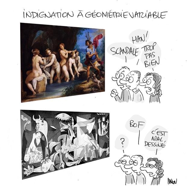 Dessin de presse : Indignagnation presse : Indignagnation