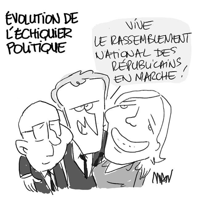 Dessin de presse : Loi immigration 2 presse : Loi immigration 2