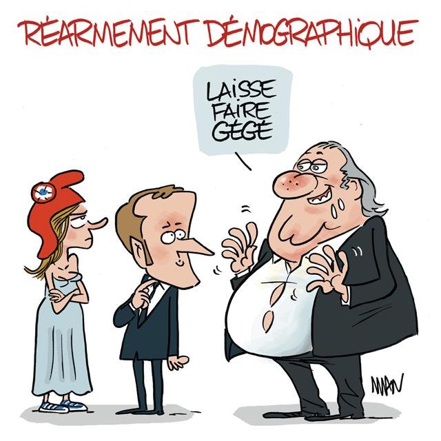 Dessin de presse : Réarmement presse : Réarmement