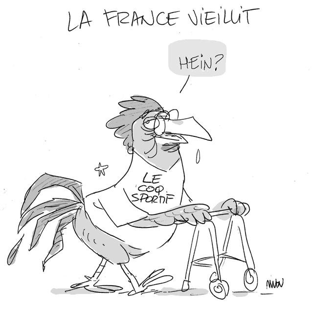 Dessin de presse : Coq sportif presse : Coq sportif