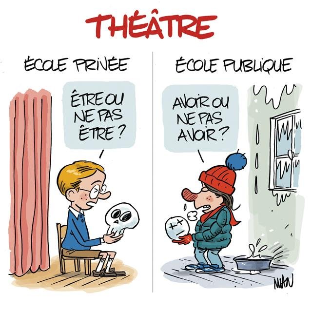 Dessin de presse : Theatre presse : Theatre